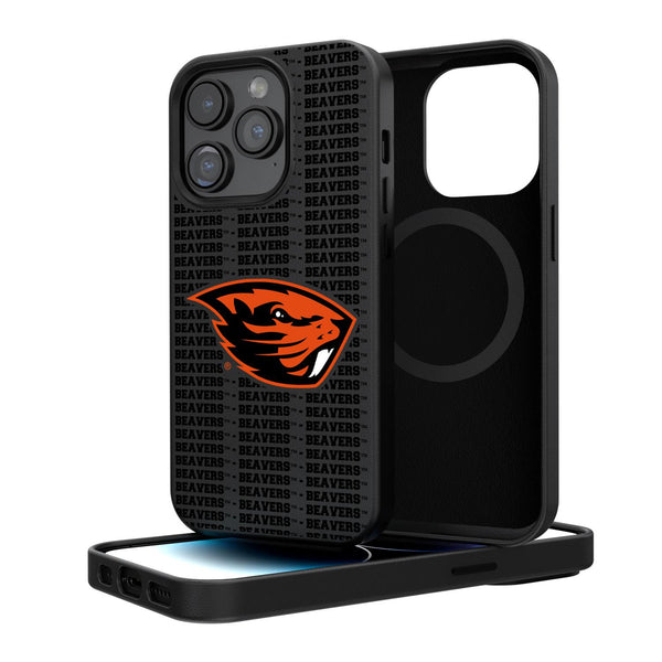 Oregon State Beavers Blackletter iPhone Magnetic Case