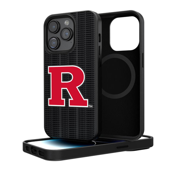 Rutgers Scarlet Knights Blackletter iPhone Magnetic Case