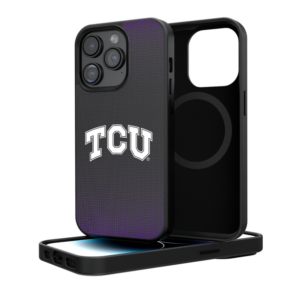 Texas Christian Horned Frogs Linen iPhone Magnetic Phone Case