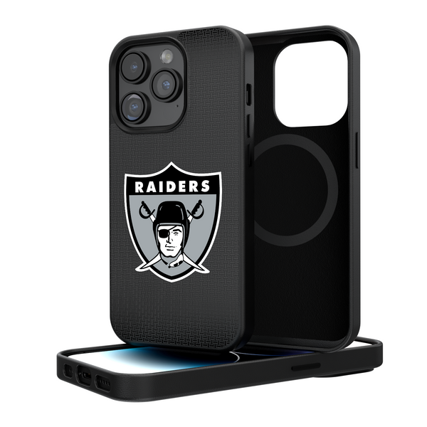 Oakland Raiders 1963 Historic Collection Linen iPhone Magnetic Phone Case