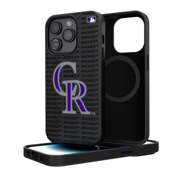Colorado Rockies Blackletter iPhone Magnetic Case