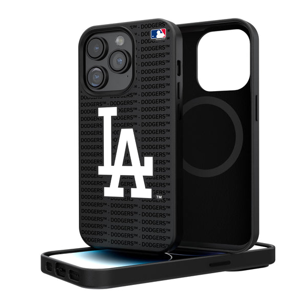 LA Dodgers Blackletter iPhone Magnetic Case