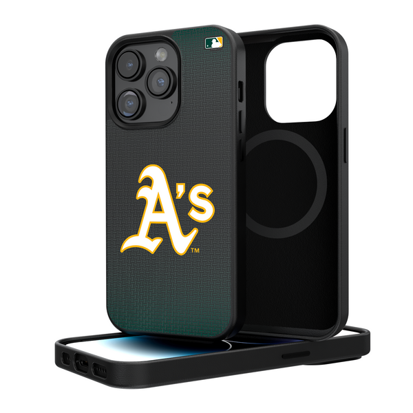 Oakland Athletics Linen iPhone Magnetic Phone Case