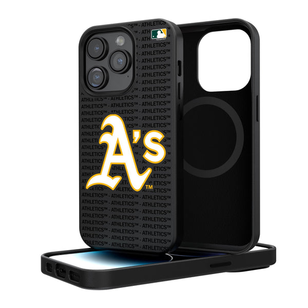 Oakland Athletics Blackletter iPhone Magnetic Case