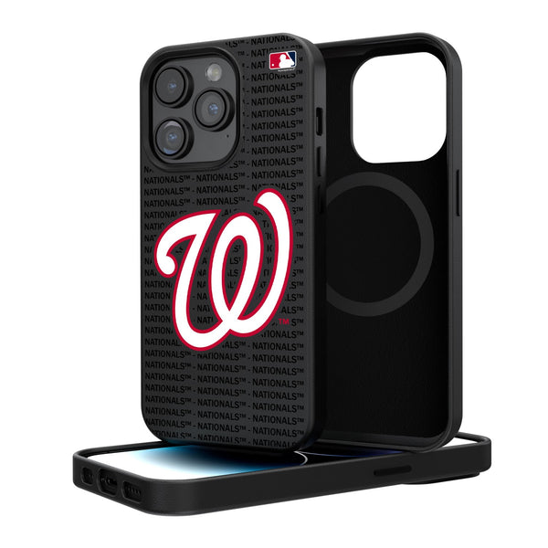 Washington Nationals Blackletter iPhone Magnetic Case