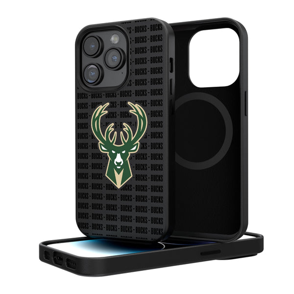 Milwaukee Bucks Blackletter iPhone Magnetic Case