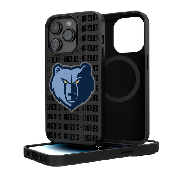 Memphis Grizzlies Blackletter iPhone Magnetic Case