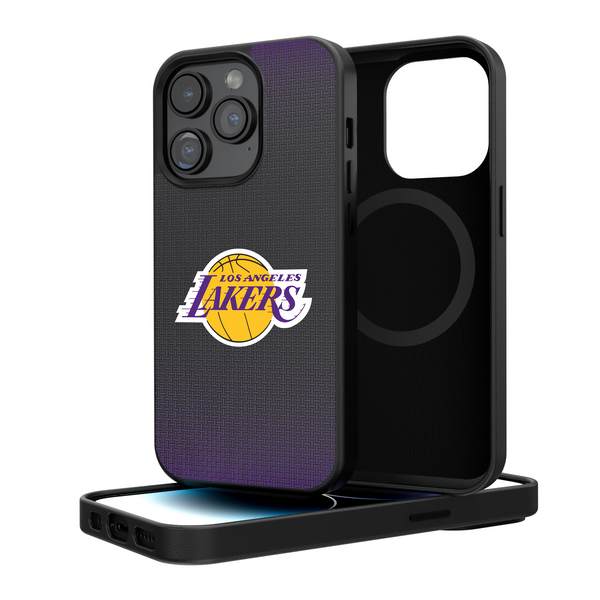 Los Angeles Lakers Linen iPhone Magnetic Phone Case