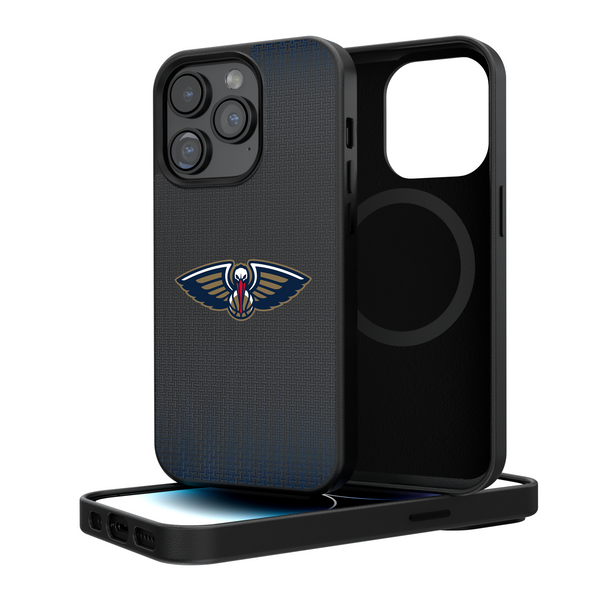 New Orleans Pelicans Linen iPhone Magnetic Phone Case