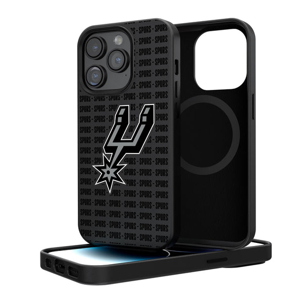 San Antonio Spurs Blackletter iPhone Magnetic Case