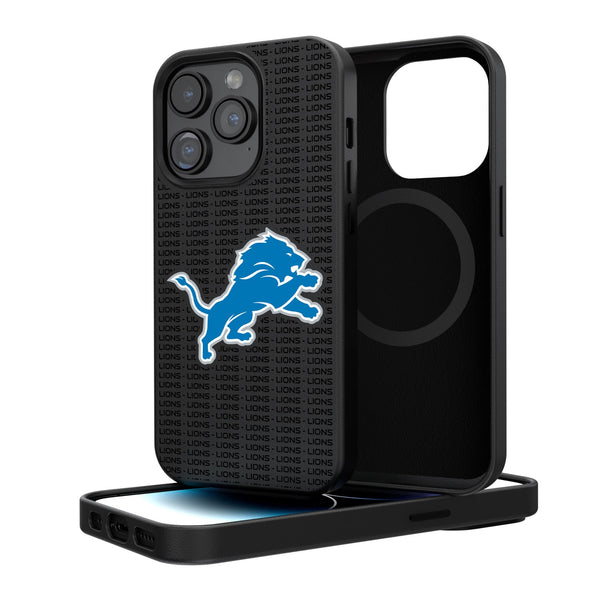 Detroit Lions Blackletter iPhone Magnetic Case
