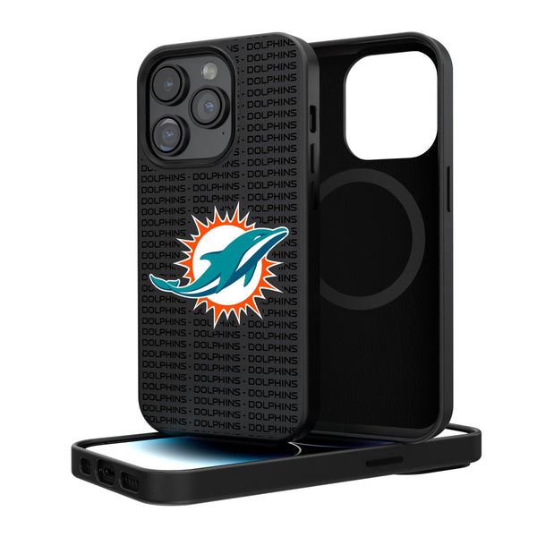 Miami Dolphins Blackletter iPhone Magnetic Case