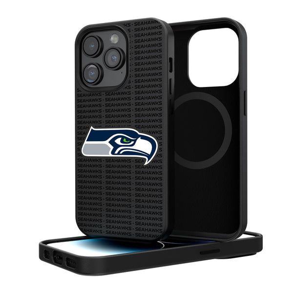 Seattle Seahawks Blackletter iPhone Magnetic Case