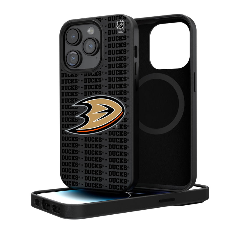 Anaheim Ducks Blackletter iPhone Magnetic Case