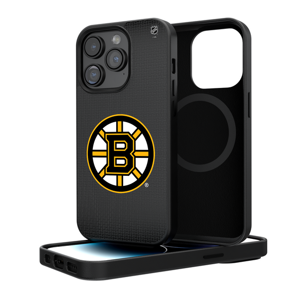 Boston Bruins Linen iPhone Magnetic Phone Case