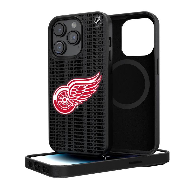 Detroit Red Wings Blackletter iPhone Magnetic Case