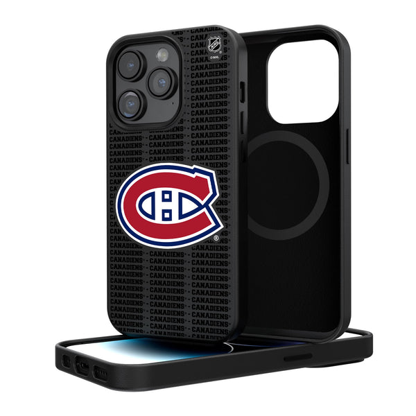Montreal Canadiens Blackletter iPhone Magnetic Case