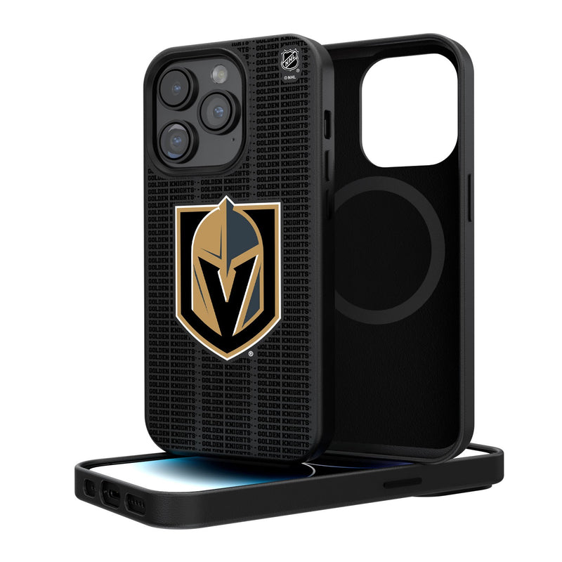 Vegas Golden Knights Blackletter iPhone Magnetic Case