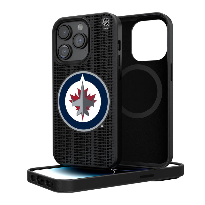 Winnipeg Jets Blackletter iPhone Magnetic Case