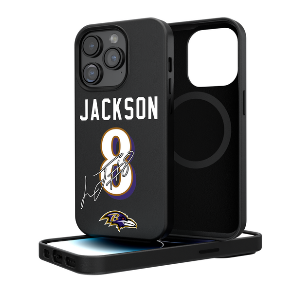 Lamar Jackson Baltimore Ravens 8 Ready iPhone Magnetic Phone Case