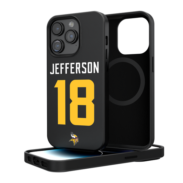 Justin Jefferson Minnesota Vikings 18 Ready iPhone Magnetic Phone Case