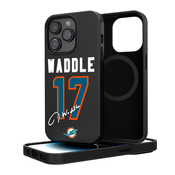 Jaylen Waddle Miami Dolphins 17 Ready iPhone Magnetic Phone Case