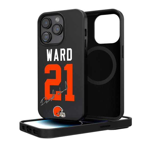 Denzel Ward Cleveland Browns 21 Ready iPhone Magnetic Phone Case