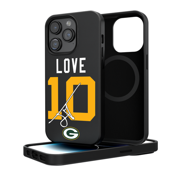 Jordan Love Green Bay Packers 10 Ready iPhone Magnetic Phone Case