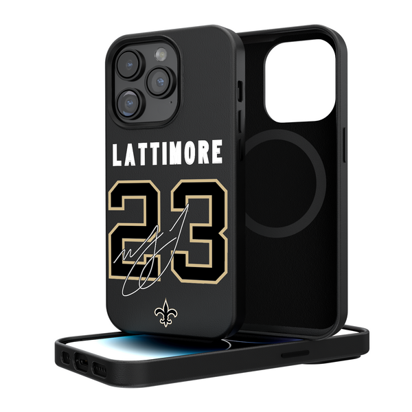 Marshon Lattimore New Orleans Saints 23 Ready iPhone Magnetic Phone Case