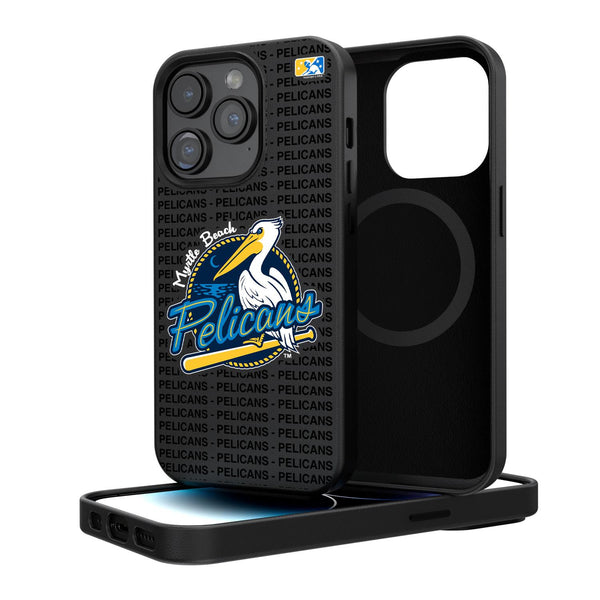Myrtle Beach Pelicans Blackletter iPhone Magnetic Case