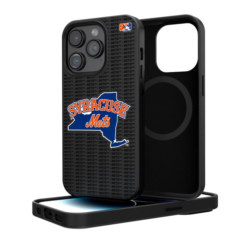 Syracuse Mets Blackletter iPhone Magnetic Case