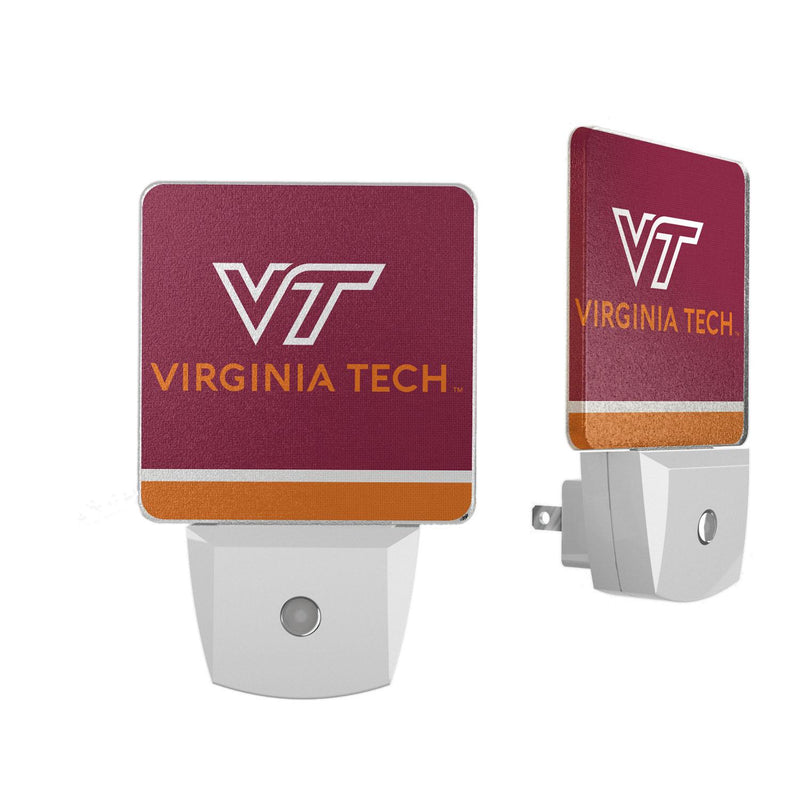 Virginia Tech Hokies Stripe Night Light 2-Pack