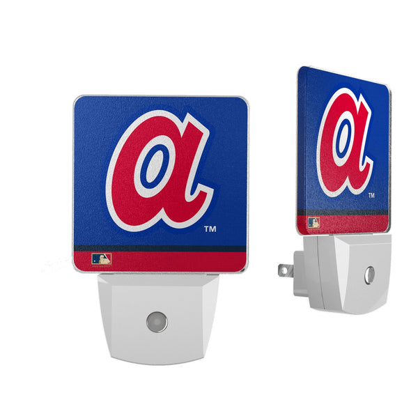 Atlanta Braves 1972-1980 - Cooperstown Collection Stripe Night Light 2-Pack