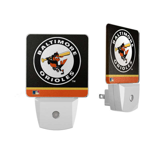 Baltimore Orioles 1966-1969 - Cooperstown Collection Stripe Night Light 2-Pack