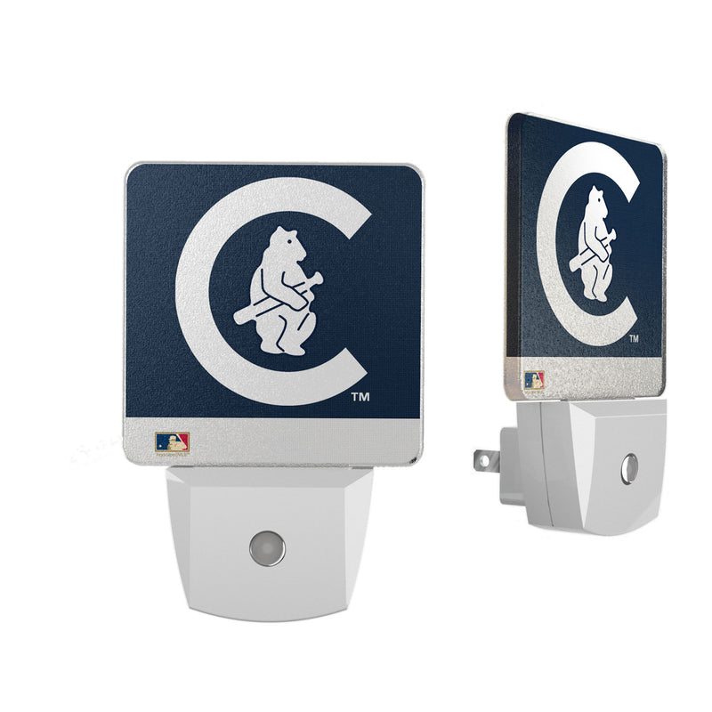 Chicago Cubs Home 1911-1912 - Cooperstown Collection Stripe Night Light 2-Pack