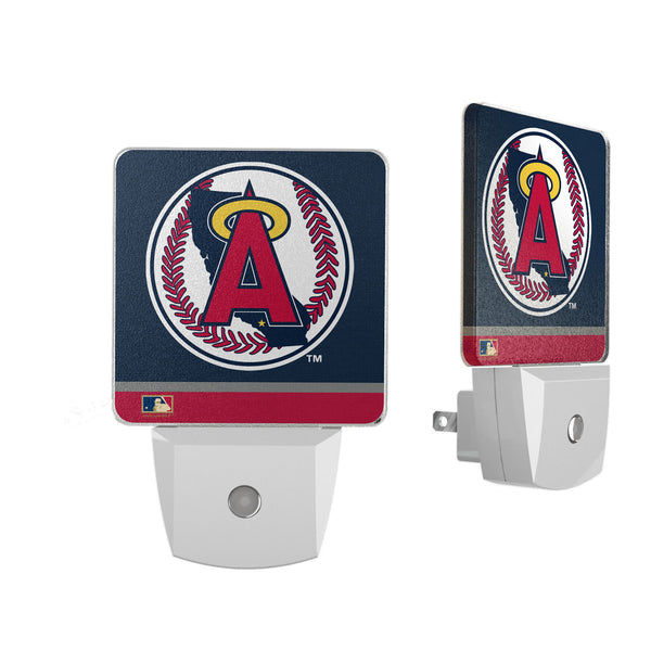 LA Angels 1986-1992 - Cooperstown Collection Stripe Night Light 2-Pack