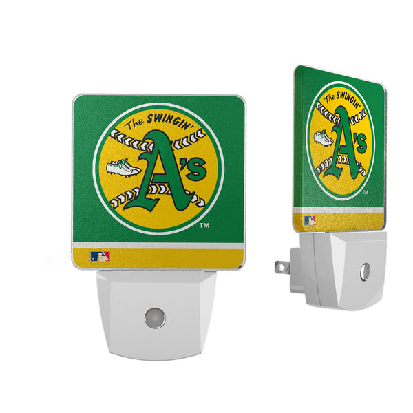 Oakland As 1971-1981 - Cooperstown Collection Stripe Night Light 2-Pack