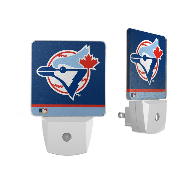 Toronto Blue Jays 1977-1988 - Cooperstown Collection Stripe Night Light 2-Pack