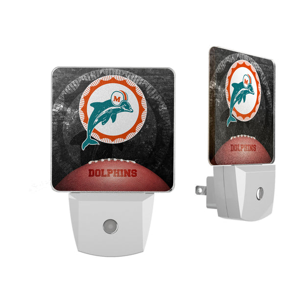 Miami Dolphins 1966-1973 Historic Collection Legendary Night Light 2-Pack