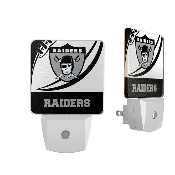 Oakland Raiders 1963 Historic Collection Passtime Night Light 2-Pack