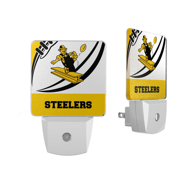 Pittsburgh Steelers 1961 Historic Collection Passtime Night Light 2-Pack