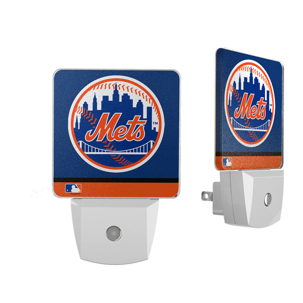 New York Mets Stripe Night Light 2-Pack