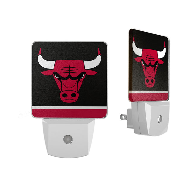 Chicago Bulls Stripe Night Light 2-Pack