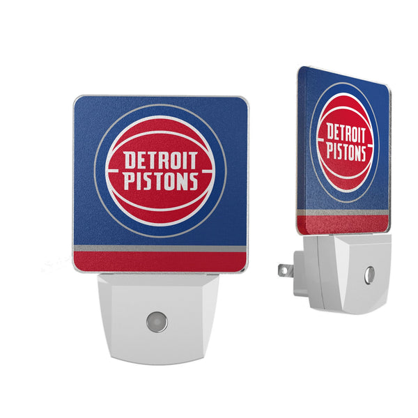 Detroit Pistons Stripe Night Light 2-Pack