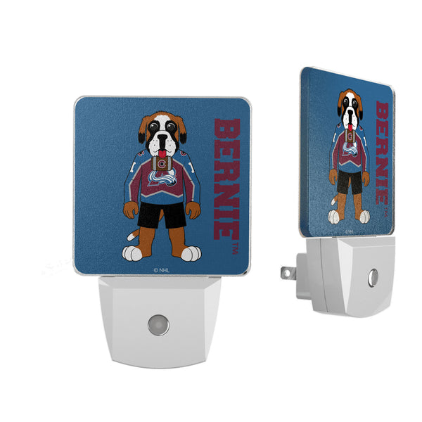 Colorado Avalanche Solid Night Light 2-Pack