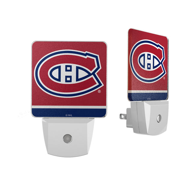 Montreal Canadiens Stripe Night Light 2-Pack