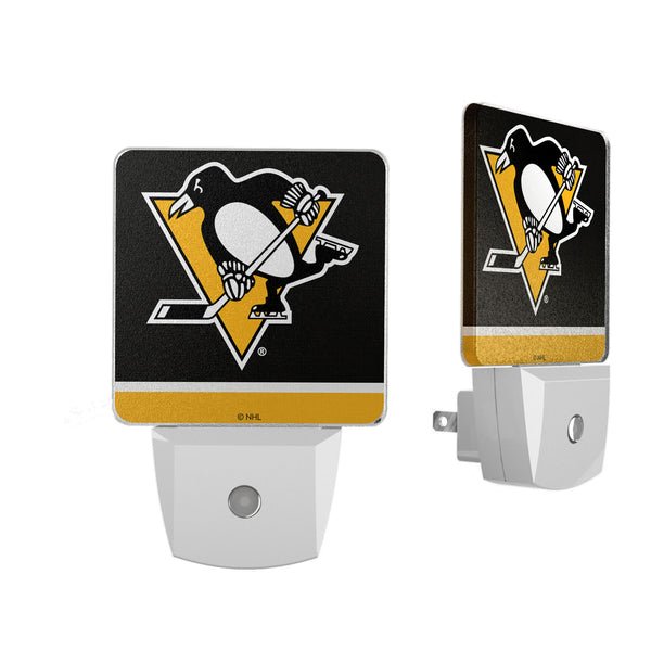 Pittsburgh Penguins Stripe Night Light 2-Pack