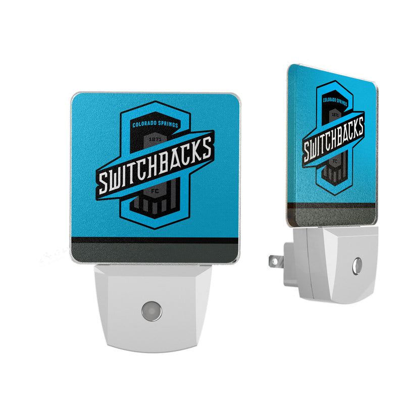 Colorado Springs Switchbacks  Stripe Night Light 2-Pack