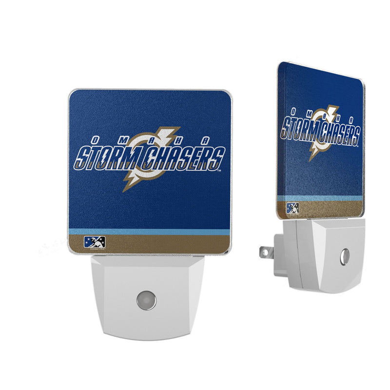 Omaha Storm Chasers Stripe Night Light 2-Pack
