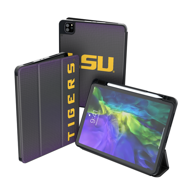 Louisiana State University Tigers Linen iPad Tablet Case